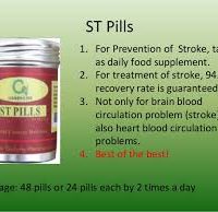 ST PILLS - PREVENTION AVC - PARALYSIE - PERTUBATION CEREBRALE